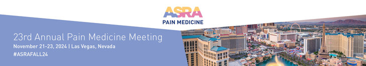 23rd Annual Pain Medicine Meeting 2024 banner